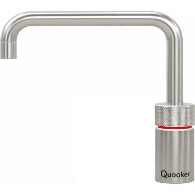 Quooker Nordic Square Kokendwaterkraan Single Tap - Kindveilige Dubbeldruk - RVS Quooker Nordic Square Kokendwaterkraan Single Tap - Kindveilige Dubbeldruk - RVS