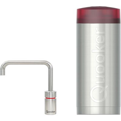 Quooker Nordic Square Kokendwaterkraan Single Tap Set - Kokend Water - Chroom - Inclusief COMBI+ Reservoir Quooker Nordic Square Kokendwaterkraan Single Tap Set - Kokend Water - Chroom - Inclusief COMBI+ Reservoir