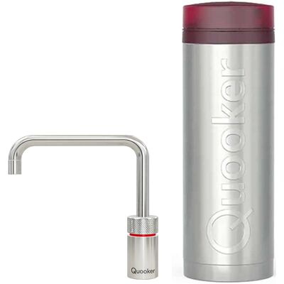 Quooker Nordic Square Kokendwaterkraan Single Tap Set - Kokend Water - Chroom - Inclusief PRO3 Reservoir Quooker Nordic Square Kokendwaterkraan Single Tap Set - Kokend Water - Chroom - Inclusief PRO3 Reservoir