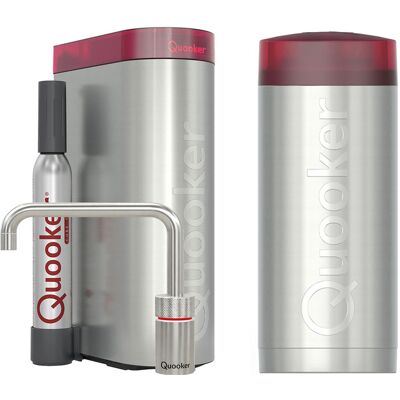 Quooker Nordic Square Kokendwaterkraan Single Tap Set - Kokend Water - RVS - Inclusief COMBI Reservoir & CUBE - Direct Gekoeld Bruisend Water Quooker Nordic Square Kokendwaterkraan Single Tap Set - Kokend Water - RVS - Inclusief COMBI Reservoir & CUBE - Direct Gekoeld Bruisend Water
