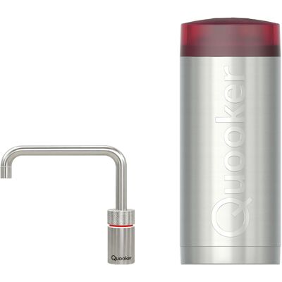 Quooker Nordic Square Kokendwaterkraan Single Tap Set - Kokend Water - RVS - Inclusief COMBI Reservoir Quooker Nordic Square Kokendwaterkraan Single Tap Set - Kokend Water - RVS - Inclusief COMBI Reservoir