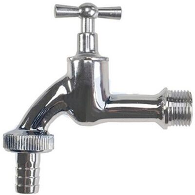 Riko HM Slangwartelkraan - Chroom - 1/2"x3/4" Riko HM Slangwartelkraan - Chroom - 1/2"x3/4"