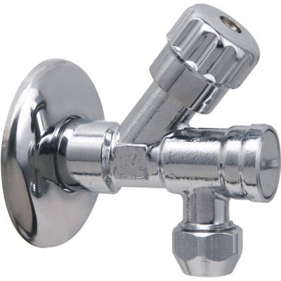 Riko Luxor Hoekstopkraan met Filter - 1/2"x3/8" of Knel - 10mm - Chroom Riko Luxor Hoekstopkraan met Filter - 1/2"x3/8" of Knel - 10mm - Chroom