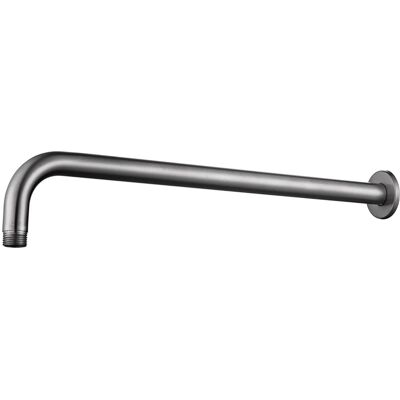 Wiesbaden 304 Douchearm met Muurbevestiging - Gebogen - Rond - 40cm - RVS Wiesbaden 304 Douchearm met Muurbevestiging - Gebogen - Rond - 40cm - RVS