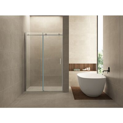 Wiesbaden Slide Nis Schuifdeur - 1400x2000x8mm - NANO - Helder Glas/Chroom Wiesbaden Slide Nis Schuifdeur - 1400x2000x8mm - NANO - Helder Glas/Chroom
