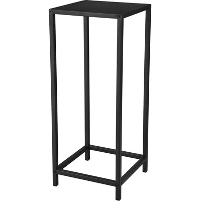 BES LED Bijzettafel - Livion Arev - Vierkant - 25x25cm - Zwart - Metaal BES LED Bijzettafel - Livion Arev - Vierkant - 25x25cm - Zwart - Metaal