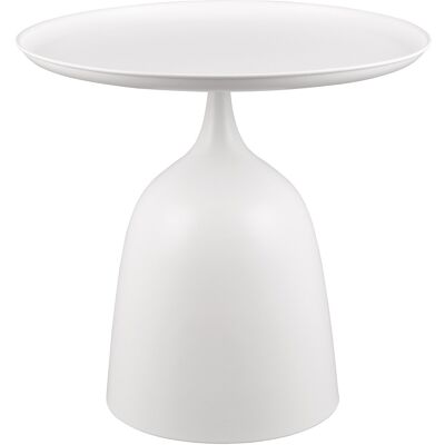 BES LED Bijzettafel - Livion Moderna - Wit - Metaal BES LED Bijzettafel - Livion Moderna - Wit - Metaal