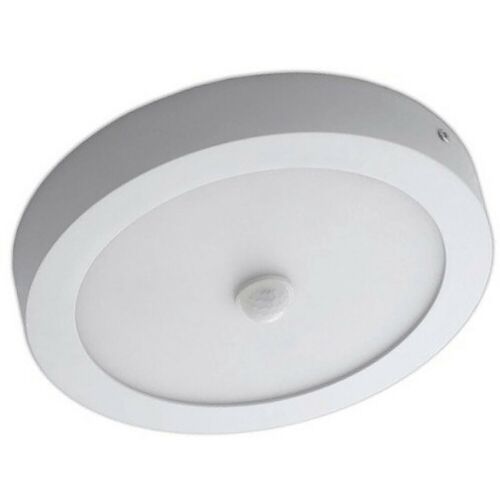 BES LED LED Downlight - Facto Dury - PIR Bewegingssensor 360° + Dag en Nacht Sensor - Aanpasbare Vermogen - Aanpasbare Kleur - Opbouw - Rond - Mat Wit - OSRAM LEDs