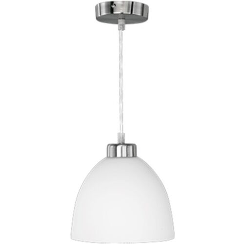 BES LED LED Hanglamp - Trion Dolina - E27 Fitting - 1-lichts - Rond - Mat Chroom - Aluminium