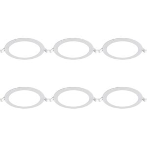 BES LED LED Downlight Inbouwspot Dimbaar 6 Stuks - Brinton Thin - 12W 1120lm 120° Bundelhoek - Helder/Koud Wit 6500K - IP40 - Rond - Wit - Ø170mm Buitenmaat - Ø150mm Zaagmaat BES LED LED Downlight Inbouwspot Dimbaar 6 Stuks - Brinton Thin - 12W 1120lm 120° Bundelhoek - Helder/Koud Wit 6500K - IP40 - Rond - Wit - Ø170mm Buitenmaat - Ø150mm Zaagmaat