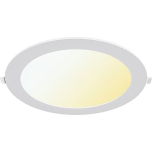 BES LED LED Downlight Inbouwspot Dimbaar - Brinton Thin - 18W 1800lm 120° Bundelhoek - Aanpasbare Lichtkleur 3000K-4000K-6500K - IP40 - Rond - Wit - Ø229mm Buitenmaat - Ø205mm Zaagmaat BES LED LED Downlight Inbouwspot Dimbaar - Brinton Thin - 18W 1800lm 120° Bundelhoek - Aanpasbare Lichtkleur 3000K-4000K-6500K - IP40 - Rond - Wit - Ø229mm Buitenmaat - Ø205mm Zaagmaat