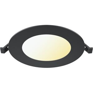BES LED LED Downlight Inbouwspot Dimbaar - Brinton Thin - 6W 470lm 120° Bundelhoek - Aanpasbare Lichtkleur 3000K-4000K-6500K - IP40 - Rond - Zwart - Ø128mm Buitenmaat - Ø110mm Zaagmaat BES LED LED Downlight Inbouwspot Dimbaar - Brinton Thin - 6W 470lm 120° Bundelhoek - Aanpasbare Lichtkleur 3000K-4000K-6500K - IP40 - Rond - Zwart - Ø128mm Buitenmaat - Ø110mm Zaagmaat