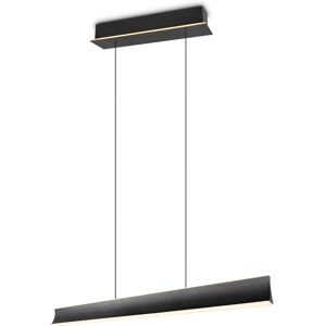 LED Hanglamp - Cinque Cimolto - 1 Lichtpunt van 41 Watt - Dimbaar - Aanpasbare Lichtkleur - Hoogteverstelling Zonder Contragewicht - Mat Zwart - Metaal LED Hanglamp - Cinque Cimolto - 1 Lichtpunt van 41 Watt - Dimbaar - Aanpasbare Lichtkleur - Hoogteverstelling Zonder Contragewicht - Mat Zwart - Metaal
