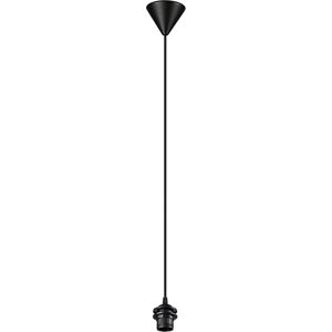 BES LED LED Hanglamp - Hangverlichting - Trion Alpar - E27 Fitting - 1-lichts - Rond - 12cm - Zwart - Kunststof BES LED LED Hanglamp - Hangverlichting - Trion Alpar - E27 Fitting - 1-lichts - Rond - 12cm - Zwart - Kunststof