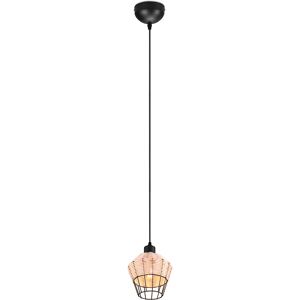 BES LED LED Hanglamp - Hangverlichting - Trion Bera - E27 Fitting - 1-lichts - Rond - Bruin - Aluminium BES LED LED Hanglamp - Hangverlichting - Trion Bera - E27 Fitting - 1-lichts - Rond - Bruin - Aluminium