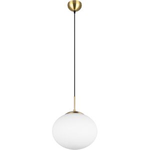 BES LED LED Hanglamp - Hangverlichting - Trion Ferdi - E27 Fitting - 1-lichts - Rond - Mat Messing - Metaal BES LED LED Hanglamp - Hangverlichting - Trion Ferdi - E27 Fitting - 1-lichts - Rond - Mat Messing - Metaal
