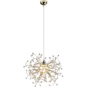 BES LED LED Hanglamp - Hangverlichting - Trion Guston - E27 Fitting - 1-lichts - Rond - Mat Goud - Aluminium BES LED LED Hanglamp - Hangverlichting - Trion Guston - E27 Fitting - 1-lichts - Rond - Mat Goud - Aluminium