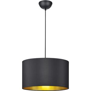 BES LED LED Hanglamp - Hangverlichting - Trion Hostons - E27 Fitting - Rond - Mat Zwart - Textiel BES LED LED Hanglamp - Hangverlichting - Trion Hostons - E27 Fitting - Rond - Mat Zwart - Textiel