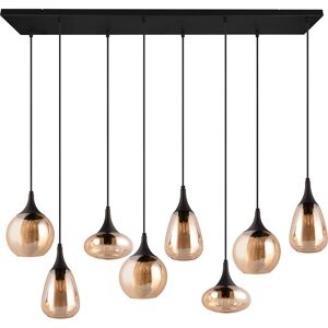 BES LED LED Hanglamp - Hangverlichting - Trion Lidia - E14 Fitting - 8-lichts - Rond - Mat Zwart - Metaal BES LED LED Hanglamp - Hangverlichting - Trion Lidia - E14 Fitting - 8-lichts - Rond - Mat Zwart - Metaal
