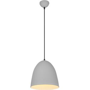 BES LED LED Hanglamp - Hangverlichting - Trion Lopez - E27 Fitting - 1-lichts - Rond - Mat Grijs - Aluminium BES LED LED Hanglamp - Hangverlichting - Trion Lopez - E27 Fitting - 1-lichts - Rond - Mat Grijs - Aluminium
