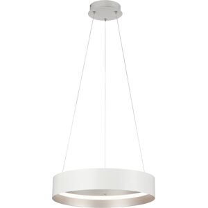 LED Hanglamp - Musterring Loop - 1 Lichtpunt van 38 Watt - Dimbaar - Aanpasbare Lichtkleur - Hoogte Aanpasbaar - Geheugenfunctie - Nachtlamp - Afstandsbediening - Mat Wit - Metaal LED Hanglamp - Musterring Loop - 1 Lichtpunt van 38 Watt - Dimbaar - Aanpasbare Lichtkleur - Hoogte Aanpasbaar - Geheugenfunctie - Nachtlamp - Afstandsbediening - Mat Wit - Metaal