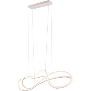 LED Hanglamp - Trio Select Nala - 1 Lichtpunt van 57 Watt - Dimbaar - Aanpasbare Lichtkleur - Hoogte Aanpasbaar - IP20 - Mat Wit - Metaal LED Hanglamp - Trio Select Nala - 1 Lichtpunt van 57 Watt - Dimbaar - Aanpasbare Lichtkleur - Hoogte Aanpasbaar - IP20 - Mat Wit - Metaal