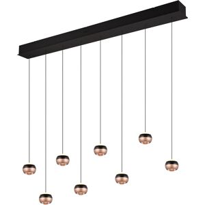 LED Hanglamp - Trio Select Orbit - 8 Lichtpunten van 8 Watt - Rechthoek - Dimbaar - Aanpasbare Lichtkleur - Hoogte Aanpasbaar zonder Contragewicht - Mat Zwart - Metaal LED Hanglamp - Trio Select Orbit - 8 Lichtpunten van 8 Watt - Rechthoek - Dimbaar - Aanpasbare Lichtkleur - Hoogte Aanpasbaar zonder Contragewicht - Mat Zwart - Metaal