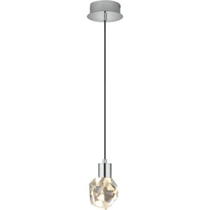 LED Hanglamp - Trio Select Verano - 1 Lichtpunt van 5.5 Watt - Dimbaar - Aanpasbare Lichtkleur - Hoogte Aanpasbaar - IP20 - Chroom - Metaal LED Hanglamp - Trio Select Verano - 1 Lichtpunt van 5.5 Watt - Dimbaar - Aanpasbare Lichtkleur - Hoogte Aanpasbaar - IP20 - Chroom - Metaal