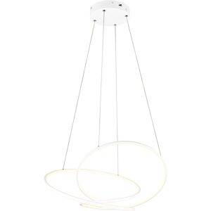 BES LED LED Hanglamp - Trion Alvin - 52W - Aanpasbare Kleur - Dimbaar - Rond - Mat Wit - Metaal BES LED LED Hanglamp - Trion Alvin - 52W - Aanpasbare Kleur - Dimbaar - Rond - Mat Wit - Metaal