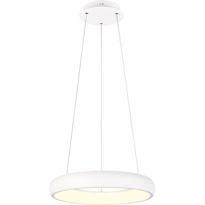 BES LED LED Hanglamp - Trion Kardo - 29W - Aanpasbare Kleur - Dimbaar - Rond - Mat Wit - Metaal BES LED LED Hanglamp - Trion Kardo - 29W - Aanpasbare Kleur - Dimbaar - Rond - Mat Wit - Metaal