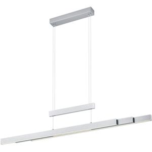 BES LED LED Hanglamp - Trion Trojan Up and Down - 54W - Aanpasbare Kleur - Rechthoek - Mat Nikkel - Aluminium BES LED LED Hanglamp - Trion Trojan Up and Down - 54W - Aanpasbare Kleur - Rechthoek - Mat Nikkel - Aluminium