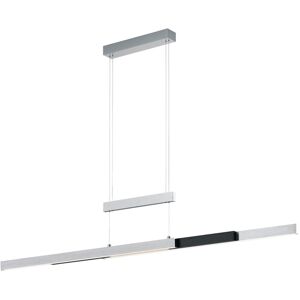 BES LED LED Hanglamp - Trion Trojan Up and Down - 45W - Aanpasbare Kleur - Rechthoek - Geborsteld Zilver - Aluminium BES LED LED Hanglamp - Trion Trojan Up and Down - 45W - Aanpasbare Kleur - Rechthoek - Geborsteld Zilver - Aluminium