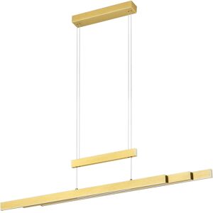 BES LED LED Hanglamp - Trion Trojan Up and Down - 54W - Aanpasbare Kleur - Rechthoek - Mat Goud - Aluminium BES LED LED Hanglamp - Trion Trojan Up and Down - 54W - Aanpasbare Kleur - Rechthoek - Mat Goud - Aluminium