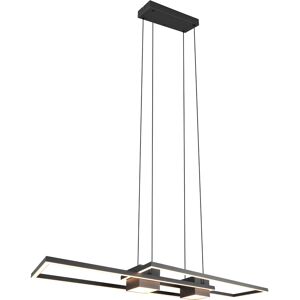 BES LED LED Hanglamp - Trion Zuru - 37W - Aanpasbare Kleur - Dimbaar - Rechthoek - Mat Zwart - Aluminium BES LED LED Hanglamp - Trion Zuru - 37W - Aanpasbare Kleur - Dimbaar - Rechthoek - Mat Zwart - Aluminium