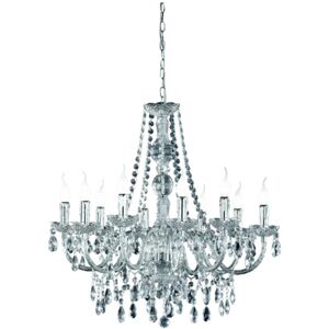 BES LED LED Kroonluchter - Trion Lucy - E14 Fitting - 10-lichts - Rond - Mat Chroom - Aluminium BES LED LED Kroonluchter - Trion Lucy - E14 Fitting - 10-lichts - Rond - Mat Chroom - Aluminium