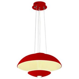 BES LED LED Hanglamp - Hangverlichting - Viesta - 24W - Natuurlijk Wit 4000K - Rood Aluminium BES LED LED Hanglamp - Hangverlichting - Viesta - 24W - Natuurlijk Wit 4000K - Rood Aluminium