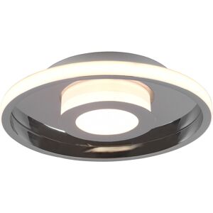 BES LED LED Plafondlamp - Badkamerlamp - Trion Asmaya - Opbouw Rond 28W - Spatwaterdicht IP44 - Dimbaar - Warm Wit 3000K - Mat Chroom - Aluminium BES LED LED Plafondlamp - Badkamerlamp - Trion Asmaya - Opbouw Rond 28W - Spatwaterdicht IP44 - Dimbaar - Warm Wit 3000K - Mat Chroom - Aluminium