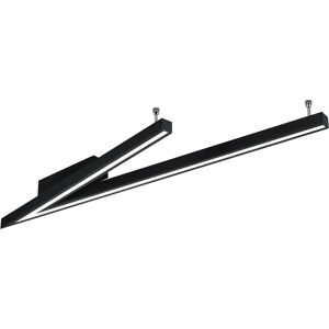 LED Plafondlamp - Cinque Cicanto - 1 Lichtpunt van 44 Watt - Dimbaar - Aanpasbare Lichtkleur - Mat Zwart - Metaal LED Plafondlamp - Cinque Cicanto - 1 Lichtpunt van 44 Watt - Dimbaar - Aanpasbare Lichtkleur - Mat Zwart - Metaal