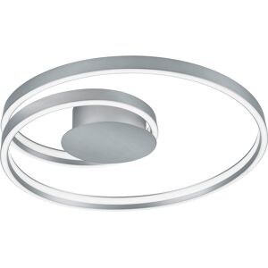 LED Plafondlamp - Cinque Ciola - 1 Lichtpunt van 46 Watt - Dimbaar - Aanpasbare Lichtkleur - Mat Nikkel - Metaal LED Plafondlamp - Cinque Ciola - 1 Lichtpunt van 46 Watt - Dimbaar - Aanpasbare Lichtkleur - Mat Nikkel - Metaal