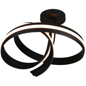 LED Plafondlamp - Cinque Cisenna - 1 Lichtpunt van 46 Watt - Dimbaar - Aanpasbare Lichtkleur - Mat Zwart - Metaal LED Plafondlamp - Cinque Cisenna - 1 Lichtpunt van 46 Watt - Dimbaar - Aanpasbare Lichtkleur - Mat Zwart - Metaal