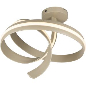 LED Plafondlamp - Cinque Cisenna - 1 Lichtpunt van 46 Watt - Dimbaar - Aanpasbare Lichtkleur - Warm Beige - Metaal LED Plafondlamp - Cinque Cisenna - 1 Lichtpunt van 46 Watt - Dimbaar - Aanpasbare Lichtkleur - Warm Beige - Metaal