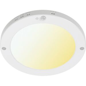 BES LED LED Plafondlamp met Bewegingssensor + Dag en Nacht Sensor - Brinton Noctis - 20W 1800lm - Aanpasbare Lichtkleur 3000K-4000K-6500K - Opbouw/Inbouw - Wit Rond BES LED LED Plafondlamp met Bewegingssensor + Dag en Nacht Sensor - Brinton Noctis - 20W 1800lm - Aanpasbare Lichtkleur 3000K-4000K-6500K - Opbouw/Inbouw - Wit Rond