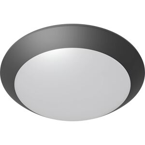 BES LED LED Plafondlamp met Sensor - Badkamerlamp - Brinton Aquin - Waterdicht IP65 - E27 Fitting - Opbouw - Rond - Antraciet BES LED LED Plafondlamp met Sensor - Badkamerlamp - Brinton Aquin - Waterdicht IP65 - E27 Fitting - Opbouw - Rond - Antraciet