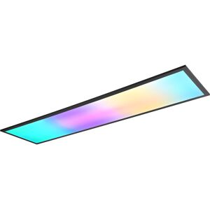 BES LED LED Plafondlamp - Plafondverlichting - Trion Atex - 31W - RGBW - Dimbaar - Aanpasbare Kleur - Afstandsbediening - Nachtlamp - Mat Zwart - Metaal BES LED LED Plafondlamp - Plafondverlichting - Trion Atex - 31W - RGBW - Dimbaar - Aanpasbare Kleur - Afstandsbediening - Nachtlamp - Mat Zwart - Metaal