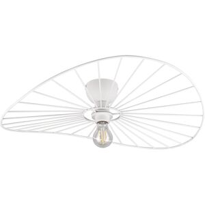 BES LED LED Plafondlamp - Plafondverlichting - Trion Aupe - E27 Fitting - 1-lichts - Rond - Mat Wit - Metaal BES LED LED Plafondlamp - Plafondverlichting - Trion Aupe - E27 Fitting - 1-lichts - Rond - Mat Wit - Metaal
