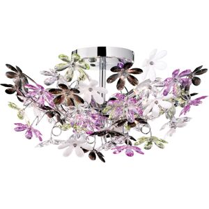 BES LED LED Plafondlamp - Plafondverlichting - Trion Flowy - E14 Fitting - 4-lichts - Rond - Glans Chroom Aluminium BES LED LED Plafondlamp - Plafondverlichting - Trion Flowy - E14 Fitting - 4-lichts - Rond - Glans Chroom Aluminium