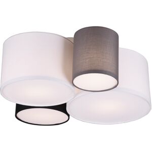 BES LED LED Plafondlamp - Plafondverlichting - Trion Hotia - E27 Fitting - 4-lichts - Rond - Meerkleurig - Aluminium BES LED LED Plafondlamp - Plafondverlichting - Trion Hotia - E27 Fitting - 4-lichts - Rond - Meerkleurig - Aluminium