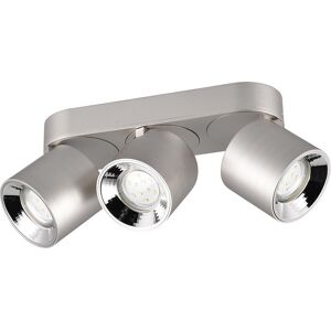 BES LED LED Plafondlamp - Plafondverlichting - Trion Pinati - GU10 Fitting - 3-lichts - Rond - Mat Nikkel - Metaal BES LED LED Plafondlamp - Plafondverlichting - Trion Pinati - GU10 Fitting - 3-lichts - Rond - Mat Nikkel - Metaal
