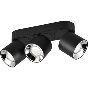 BES LED LED Plafondlamp - Plafondverlichting - Trion Pinati - GU10 Fitting - 3-lichts - Rond - Mat Zwart - Metaal BES LED LED Plafondlamp - Plafondverlichting - Trion Pinati - GU10 Fitting - 3-lichts - Rond - Mat Zwart - Metaal