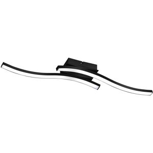 BES LED LED Plafondlamp - Plafondverlichting - Trion Ritonu - 10W - Warm Wit 3000K - Rechthoek - Mat Zwart - Aluminium BES LED LED Plafondlamp - Plafondverlichting - Trion Ritonu - 10W - Warm Wit 3000K - Rechthoek - Mat Zwart - Aluminium